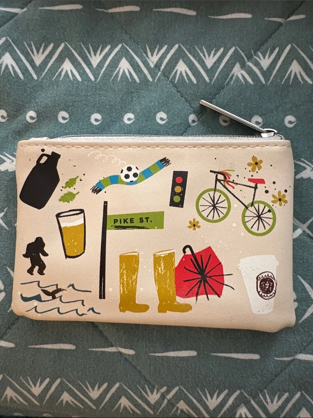 STARBUCKS ‘Seattle’ Card Holder Key Ring Coin Pouch